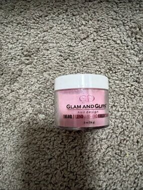 Glam and Glits Pink Nail Color Blend Powder